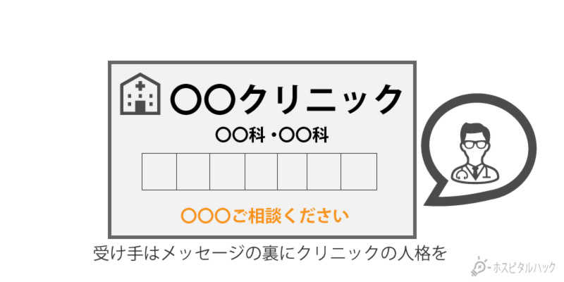 看板に人格を宿すイメージで